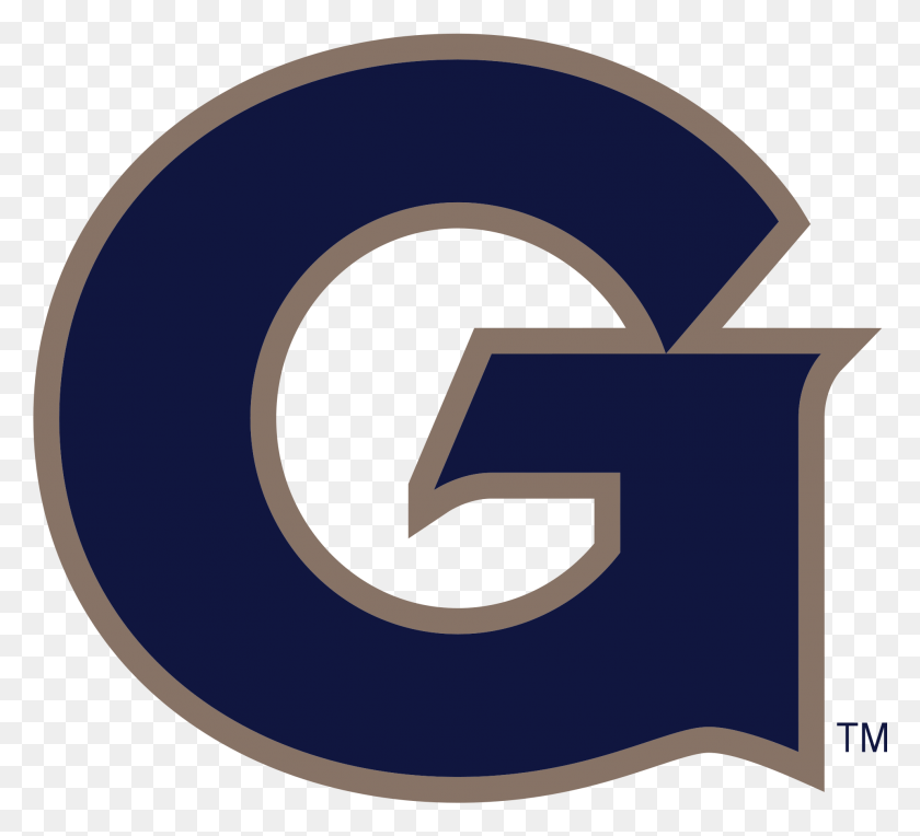 1921x1735 Georgetown University Logo Logospikecom Famous And Georgetown Hoyas, Number, Symbol, Text HD PNG Download