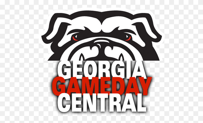 526x449 Georgia Bulldog Gameday Central Pug, Text, Label, Alphabet HD PNG Download