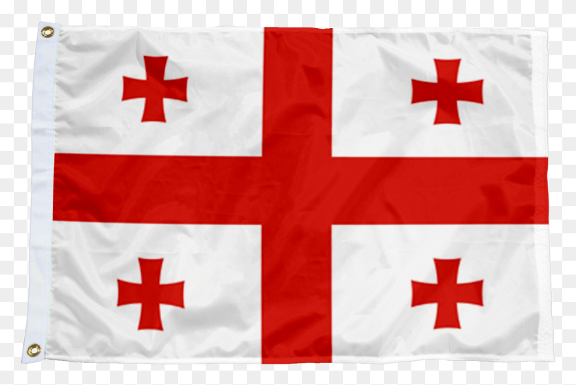 1409x906 Georgia Flag Round Georgian Flag, First Aid, Red Cross, Logo HD PNG Download