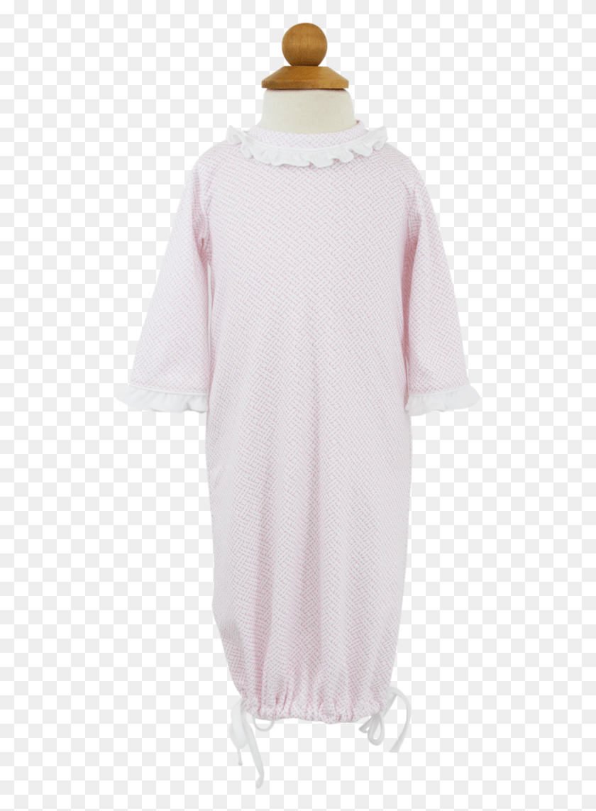 517x1083 Georgia Ruffled Daygown Day Dress, Clothing, Apparel, Sleeve HD PNG Download