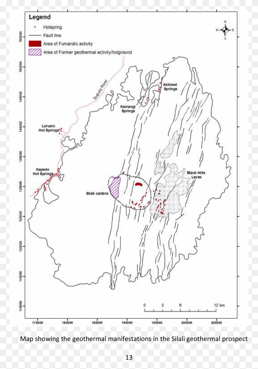 1665x2441 Geothermal Manifestations Of Silali Map, Plot, Vegetation, Plant HD PNG Download