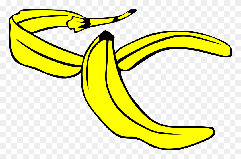 2400x1527 Gerald G Banana Peel Banana Peel Clipart, Fruit, Plant, Food HD PNG Download