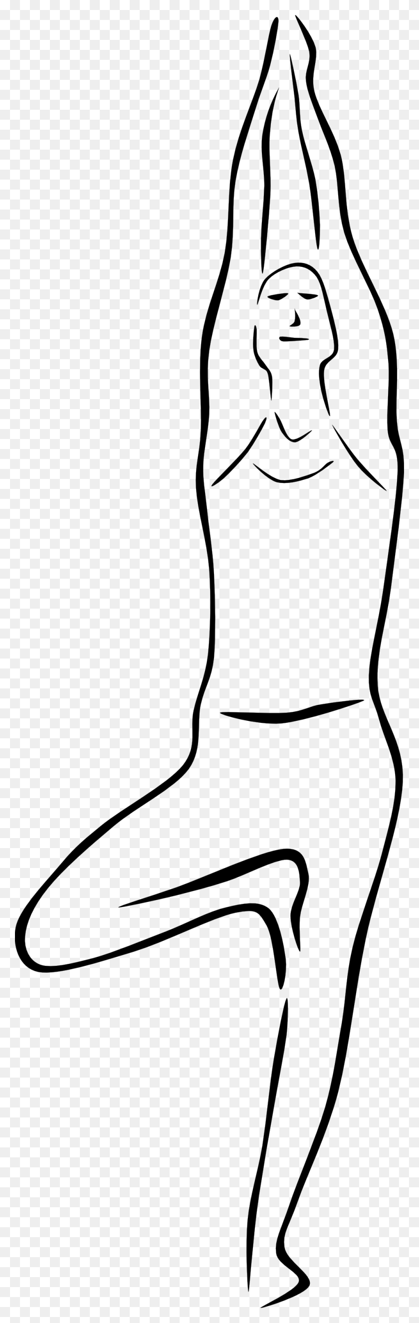 999x3321 Gerald G Yoga Poses Stylized 5 999px 132 Outline Of Yoga Asanas, Clothing, Apparel, Footwear HD PNG Download