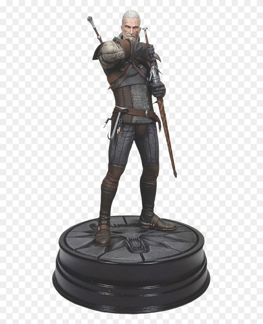 510x975 Descargar Png Geralt Of Rivia 8 Figura Geralt Dark Horse, Persona, Humano, Armadura Hd Png