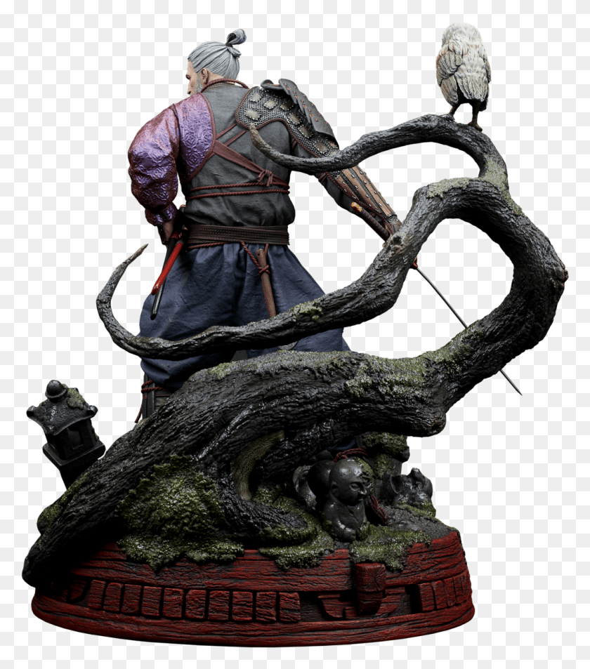 1055x1208 Geralt Ronin Figura Estatua, Figurilla, Persona, Humano Hd Png
