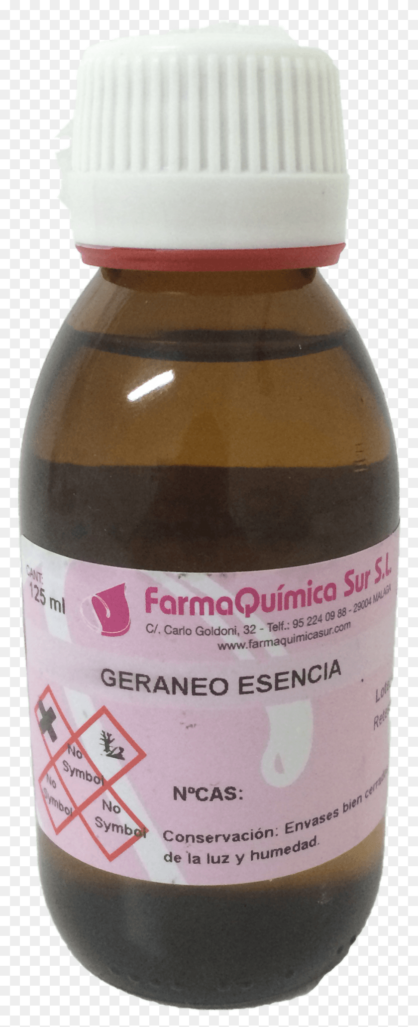 905x2325 Geraneo Esencia Envase Glass Bottle, Seasoning, Food, Syrup HD PNG Download