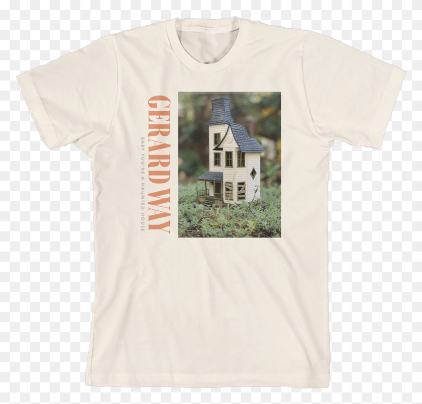 980x934 Gerard Way Haunted House T Shirt, Clothing, Apparel, T-shirt HD PNG Download