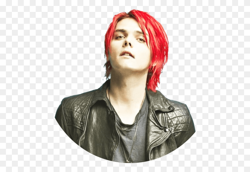 474x518 Gerard Way Red Hair Gerard Way, Person, Human, Clothing HD PNG Download