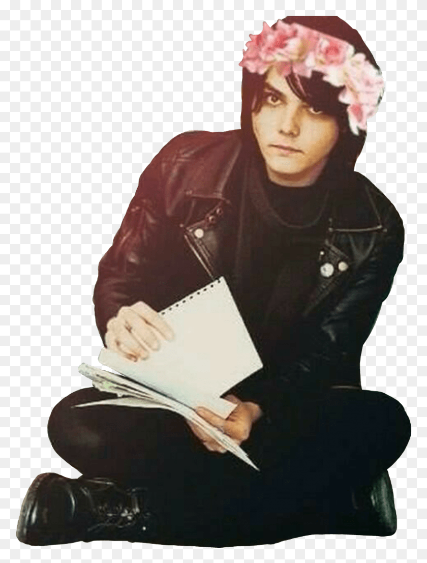813x1092 Gerardway Sticker, Clothing, Apparel, Jacket HD PNG Download