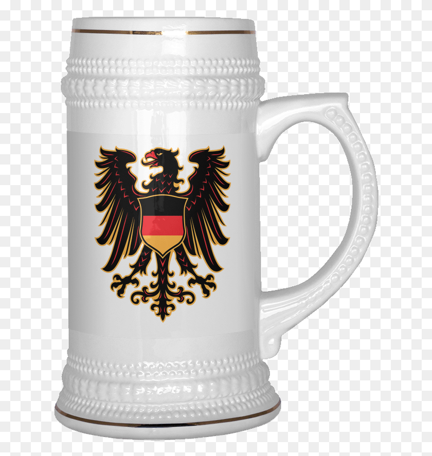 634x827 German Eagle Beer Stein Beer Stein, Jug, Bird, Animal HD PNG Download