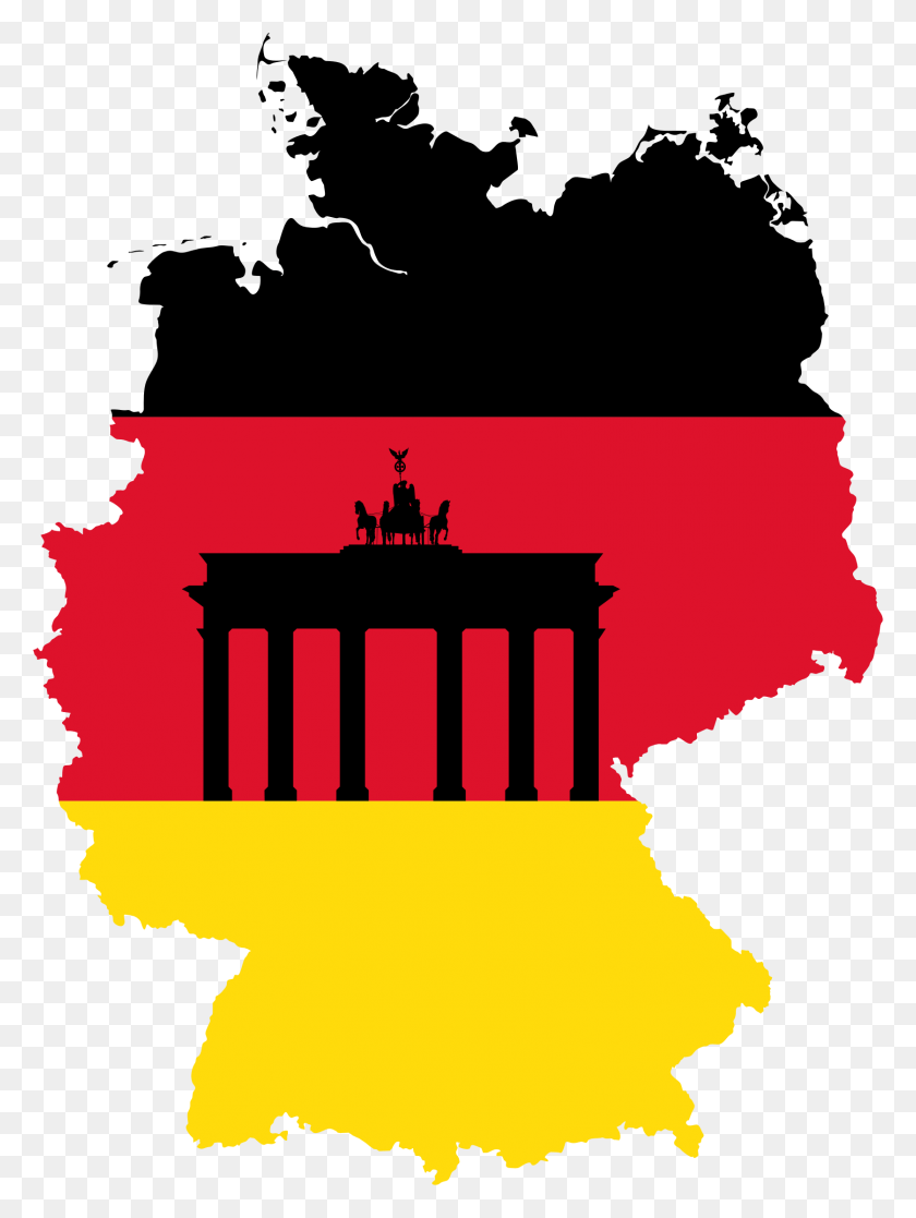 1674x2270 Germany Borders Brandenburg Gate Country Eu Europe Germany Map, Cushion, Text, Poster HD PNG Download