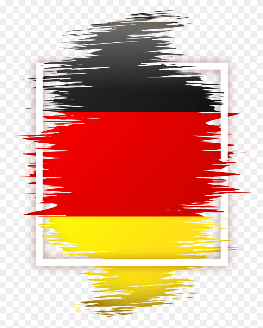 874x1107 Germany Flag Germany Nation Power Picture Element Handball Wm 2019 Fan, Label, Text, Graphics HD PNG Download