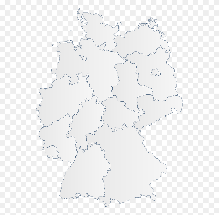 566x767 Germany Grey Gradient Theme Deutschland, Map, Diagram, Atlas HD PNG Download