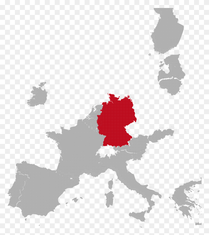 786x894 Германия Карта Изображения Сербия И Черногория Ес, Участок Hd Png Скачать