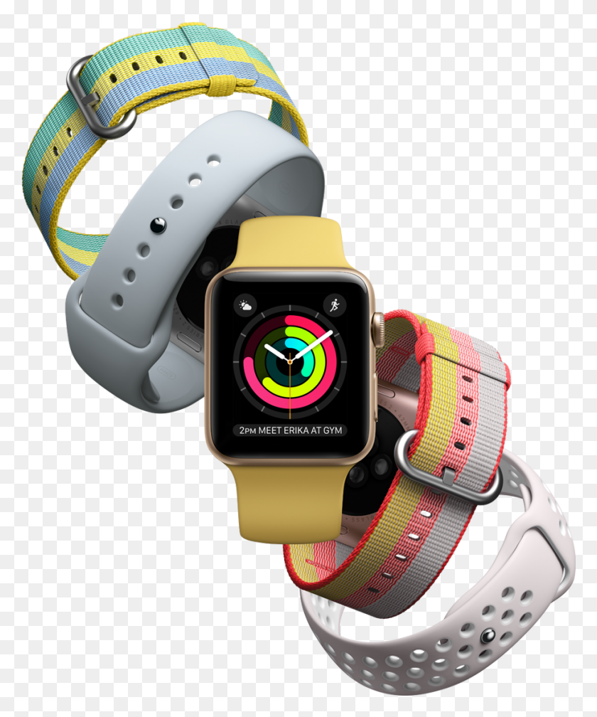 915x1113 Get 70 Off Apple Watch Series 2 At Best Buy In Time Apple Watch Series 3 Yellow, Wristwatch, Helmet, Clothing HD PNG Download