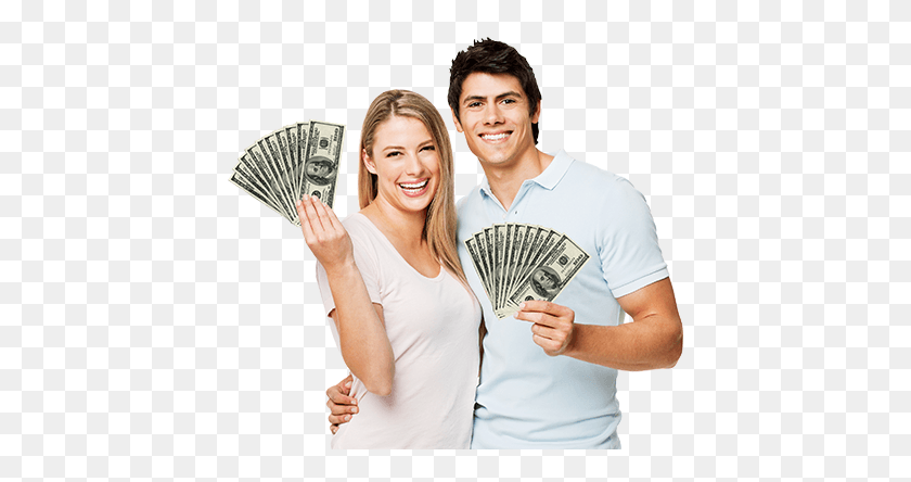 421x384 Get Cash Using Your Girl, Person, Human, Money HD PNG Download