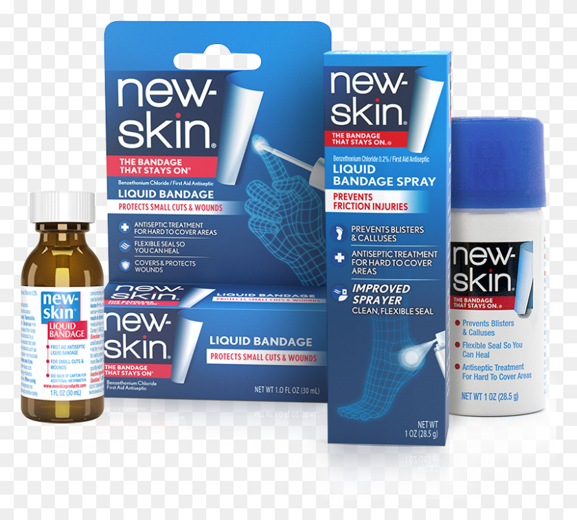 800x715 Получить Купон New Skin Liquid Bandage, Label, Text, Flyer Hd Png Download
