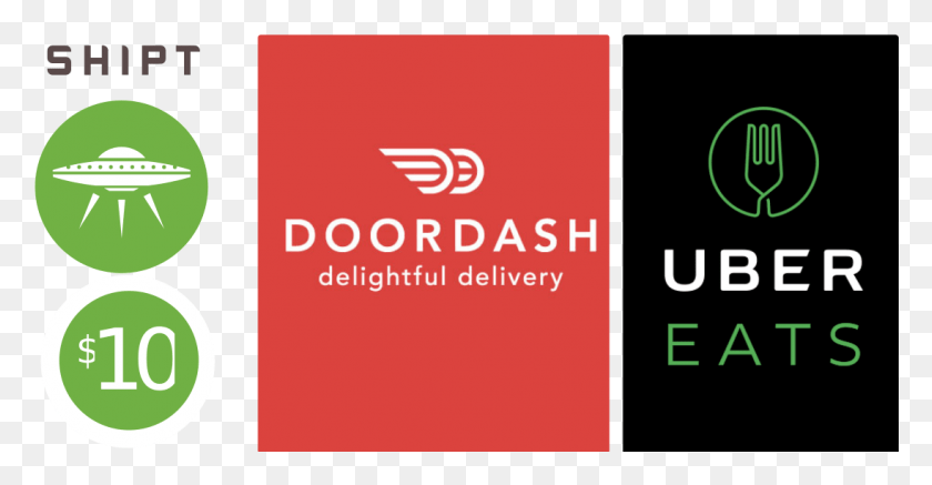 1096x530 Получите Бесплатную Доставку На Doordash И Ubereats Doordash Uber Eats Logo, Текст, Символ, Товарный Знак Hd Png Скачать