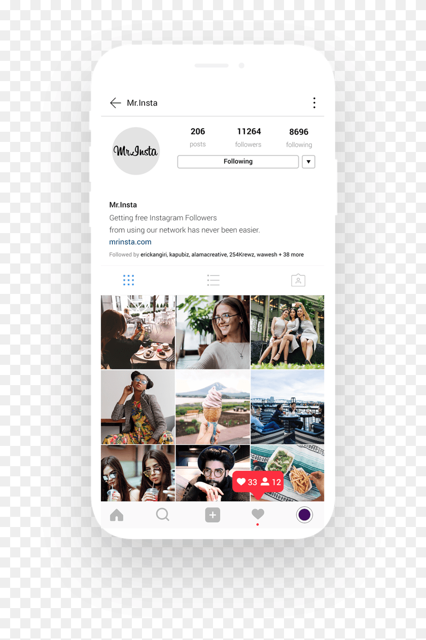 714x1203 Get Free Instagram Followers Amp Likes At Mr Instagram Likes, Person, Human, Collage HD PNG Download