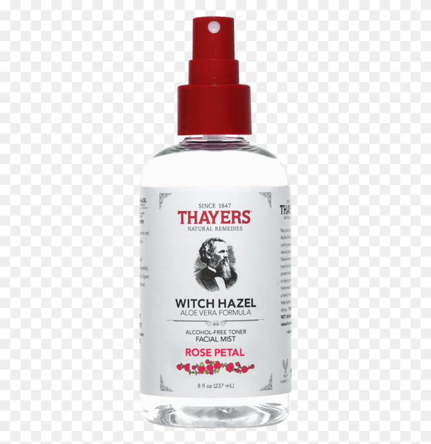 300x805 Get Misty With Flower Power Thayers Rose Petal Alcohol Free Thayers Witch Hazel Cucumber Spray, Liquor, Beverage, Drink HD PNG Download
