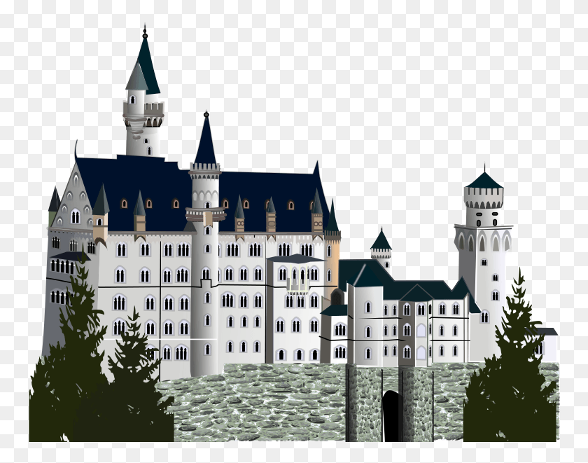 760x601 Get Notified Of Exclusive Freebies Neuschwanstein Castle, Tree, Plant, Architecture HD PNG Download