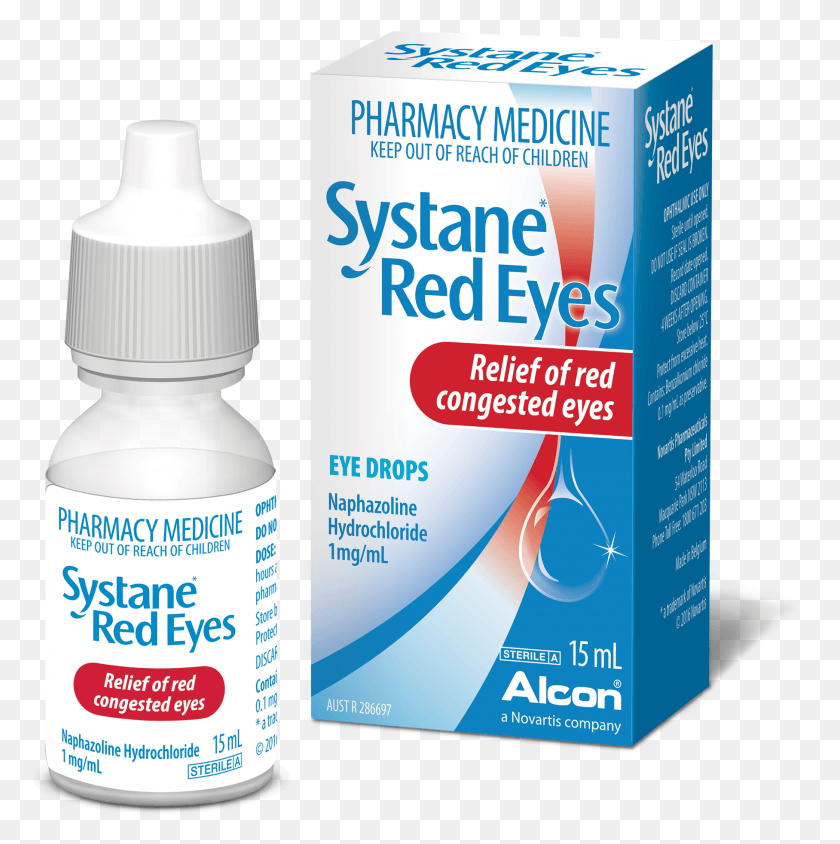 1815x1825 Get Relief Of Your Red Congested Eyes For Up To 8 Hours Bottle, Label, Text, Flyer HD PNG Download