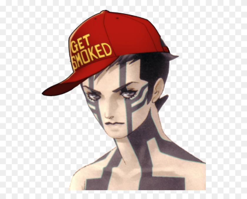 560x619 Get Smoked Hat Persona 5 Demi Fiend Smt Nocturne, Clothing, Apparel, Person HD PNG Download