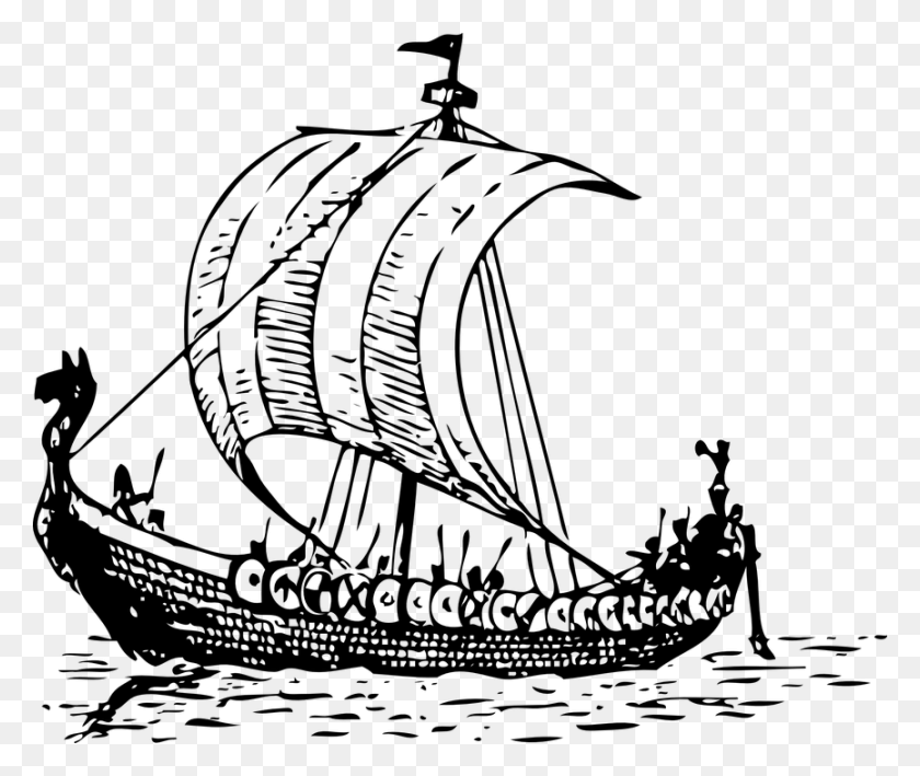 865x720 Первый Корабль Викингов Картинки, Серый, Мир Варкрафта Png Скачать