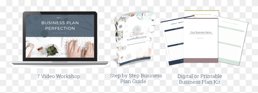 1698x531 Get The Business Plan Perfection Display Advertising, Text, Electronics, Person HD PNG Download