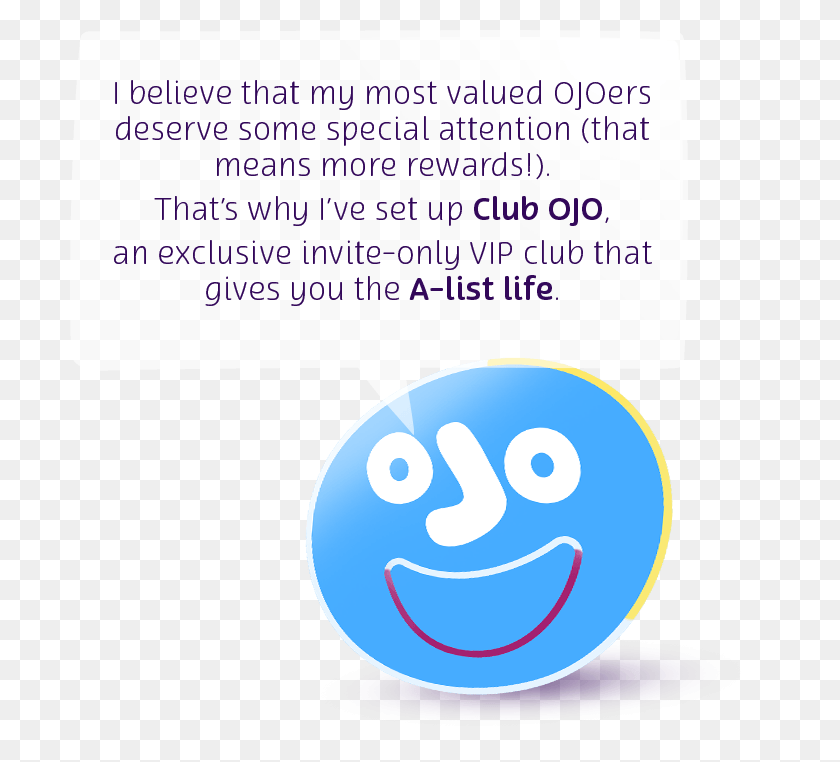 700x702 Get The Vip Treatment With Ojo39s A Lister Life Smiley, Text, Poster, Advertisement HD PNG Download