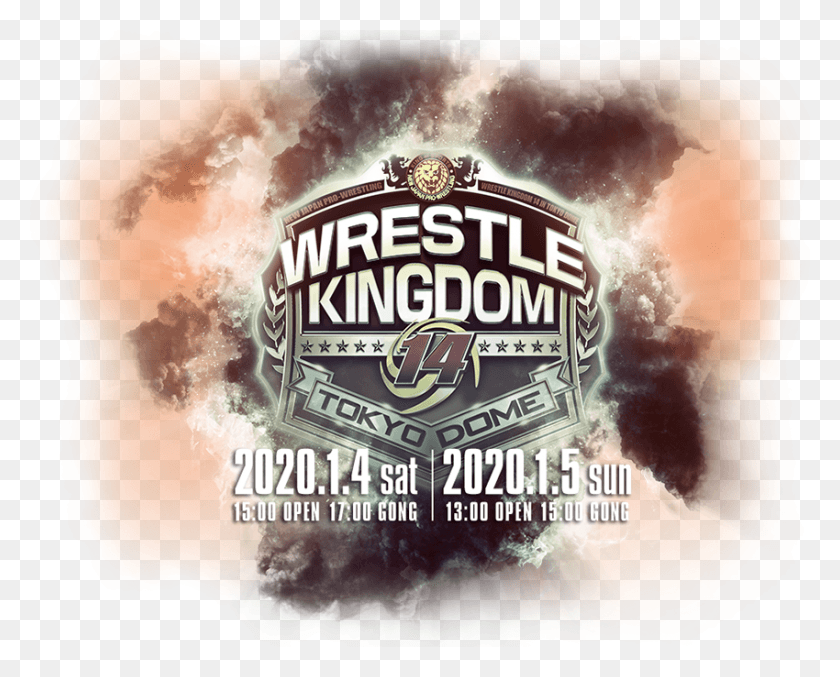 850x673 Get Tickets To Wrestle Kingdom Early Wk14 January 4 Tokyo Dome Show, Poster, Advertisement, Flyer HD PNG Download