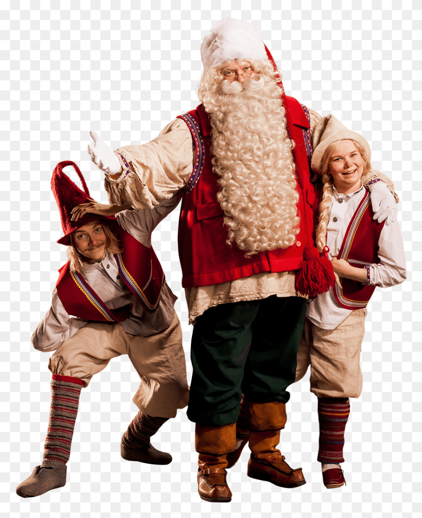 840x1046 Get To Know Santa39s Entourage Santa Claus, Costume, Person, Human HD PNG Download