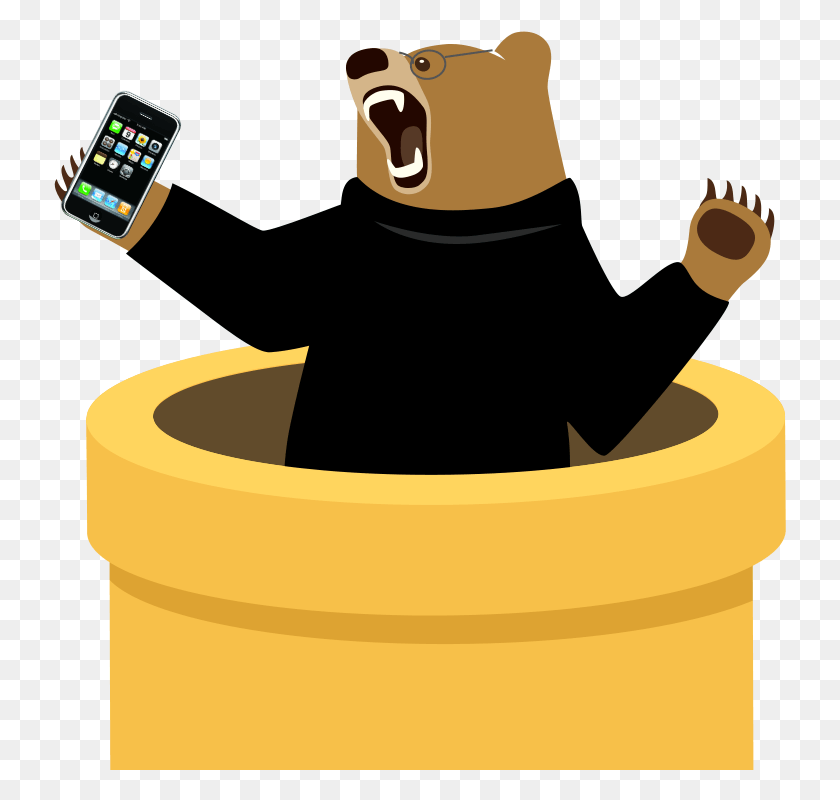 733x740 Получить Tunnelbear Bear С Помощью Ipad, Мобильного Телефона, Телефона, Электроники Hd Png Скачать