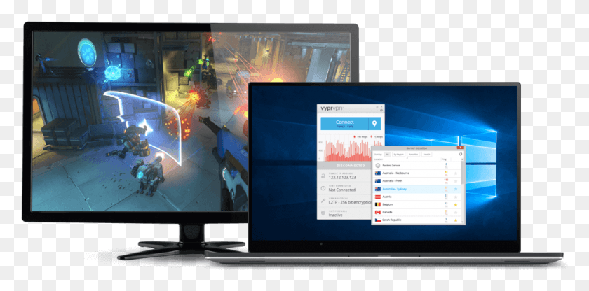 955x436 Get Vyprvpn Now Vyprvpn Overwatch, Monitor, Screen, Electronics HD PNG Download