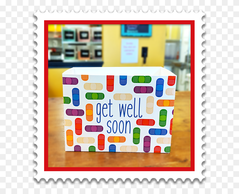 619x620 Get Well Soon Gift Basket Get Well Soon Box, Postage Stamp, Flyer, Poster HD PNG Download