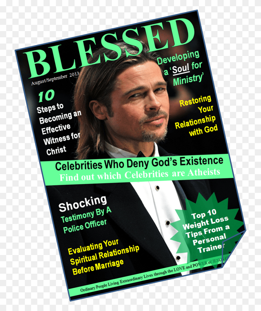 748x940 Get Your 39free39 Yearly Subscription Of Blessed Magazine Magazine, Flyer, Poster, Paper HD PNG Download