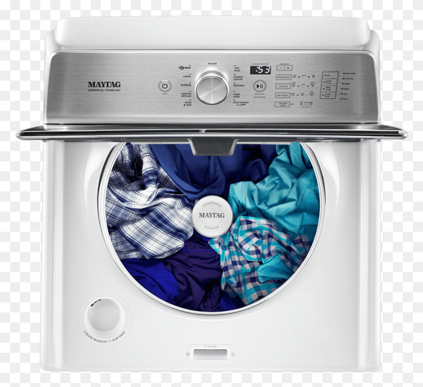 1248x1133 Get Your Laundry Clean With A Top Load Washer Maytag Top Load Washer, Appliance, Dryer, Mixer HD PNG Download