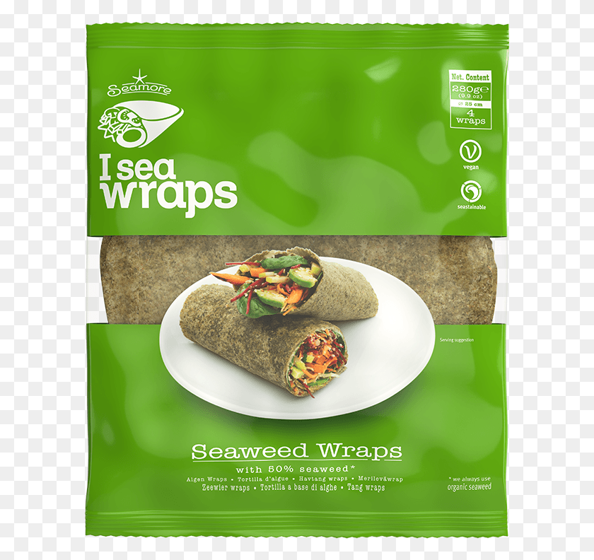 601x732 Get Your Pack Sea Wraps, Burrito, Food, Advertisement HD PNG Download