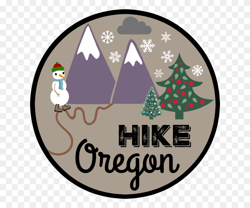 640x640 Get Your Very Own Limited Edition Hike Oregon Holiday Illustration, Tree, Plant, Ornament HD PNG Download