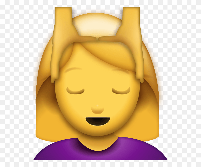 561x640 Getting Massage Iphone Emoji Icon In Head Massage Emoji, Worship, Buddha HD PNG Download