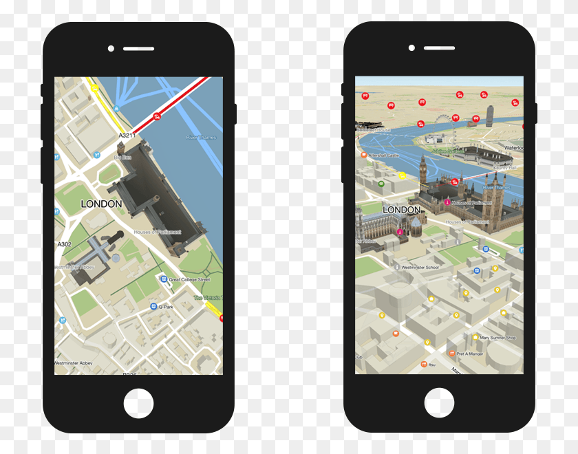 725x600 Getting Started Maps Sdk For Android, Gps, Electronics, Mobile Phone HD PNG Download