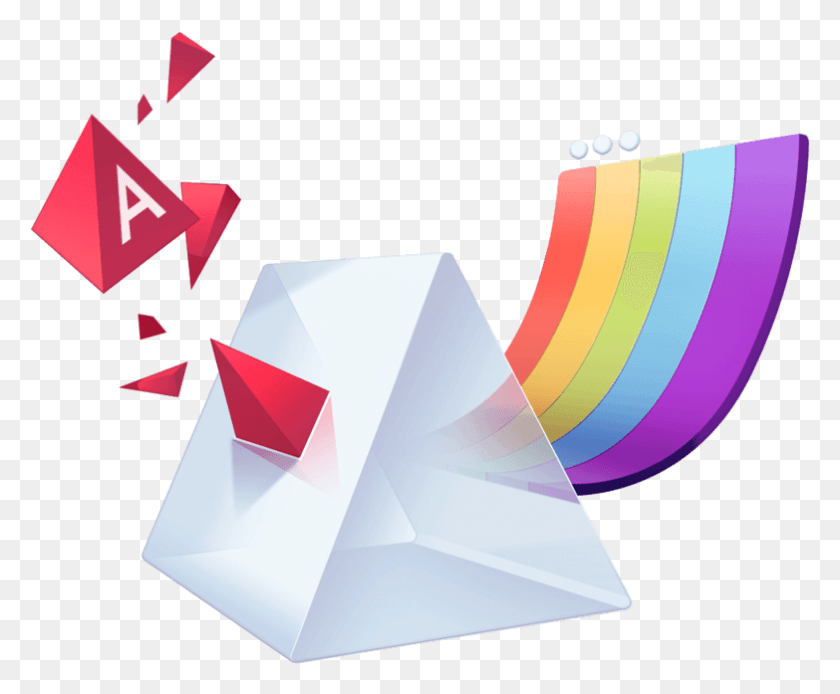 783x637 Getting Started With Angular Elements Triangle, Graphics, Paper Descargar Hd Png
