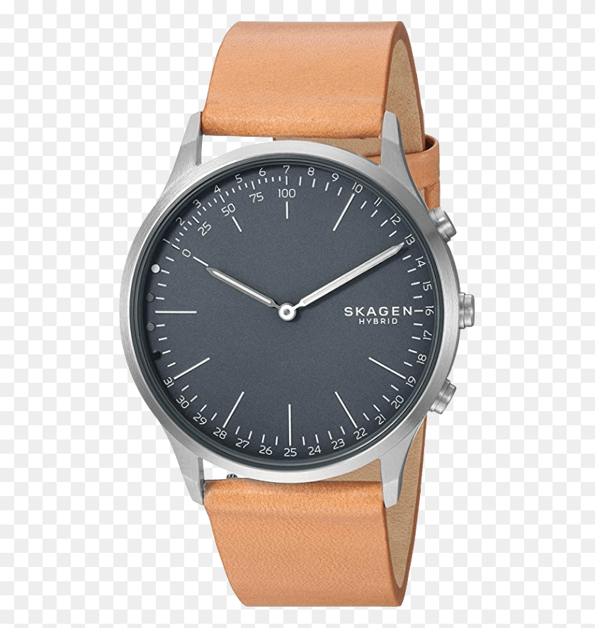 506x826 Getting The Best Of Both Worlds With A Hybrid Smartwatch Skagen Jorn Hybrid, Wristwatch, Analog Clock, Clock HD PNG Download