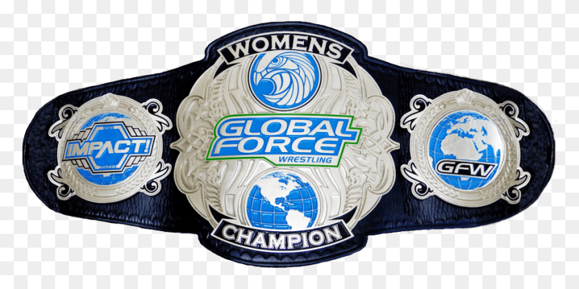 909x420 Gfw Knockouts Championship Belt Impact Wrestling Knockouts Championship, Buckle, Logo, Symbol HD PNG Download