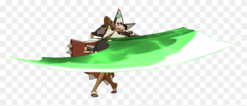 1632x635 Ggxrd Ramlethal Fs Sword Canoe, Person, Human, Crowd HD PNG Download