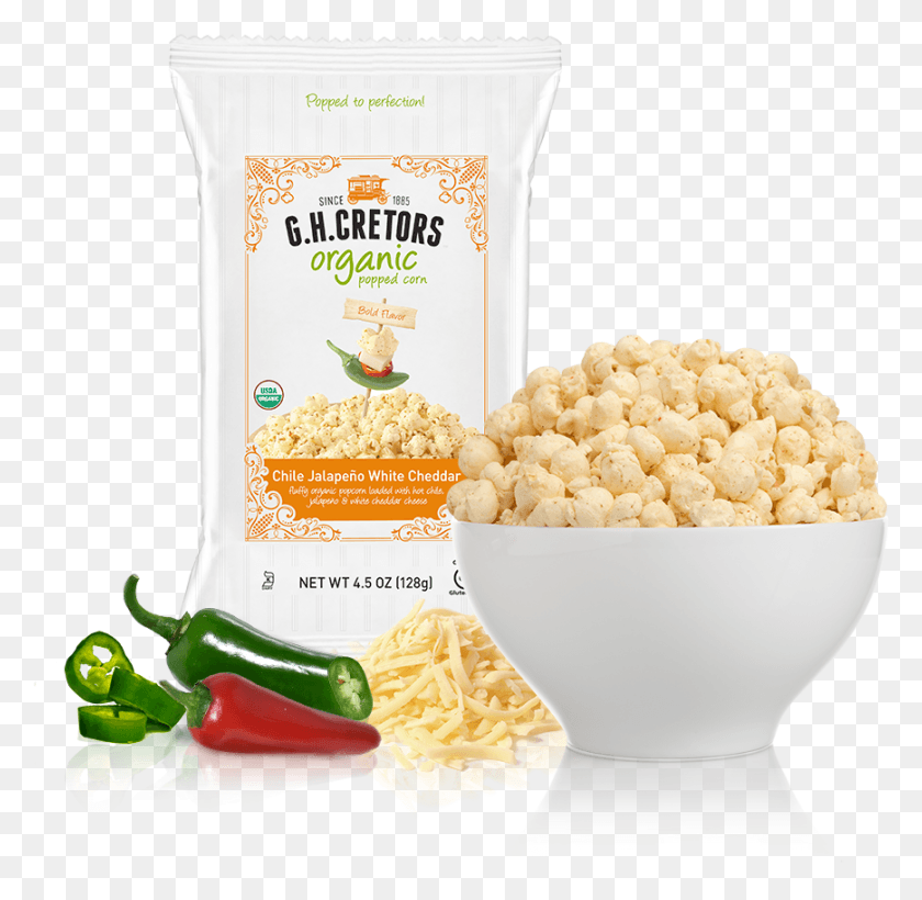 869x847 Gh Cretors Chili White Cheddar Convenience Food, Popcorn, Snack HD PNG Download