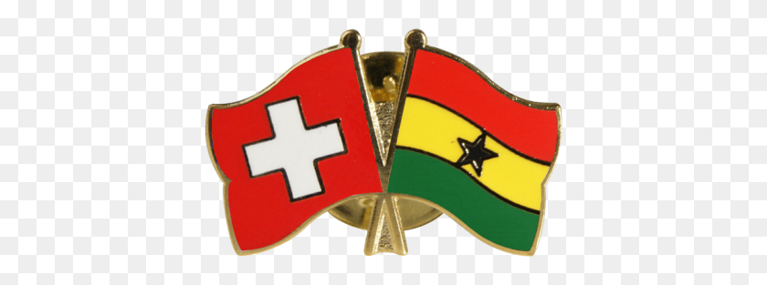 393x253 Ghana Friendship Flag Pin Badge Flag, Symbol, Accessories, Accessory HD PNG Download