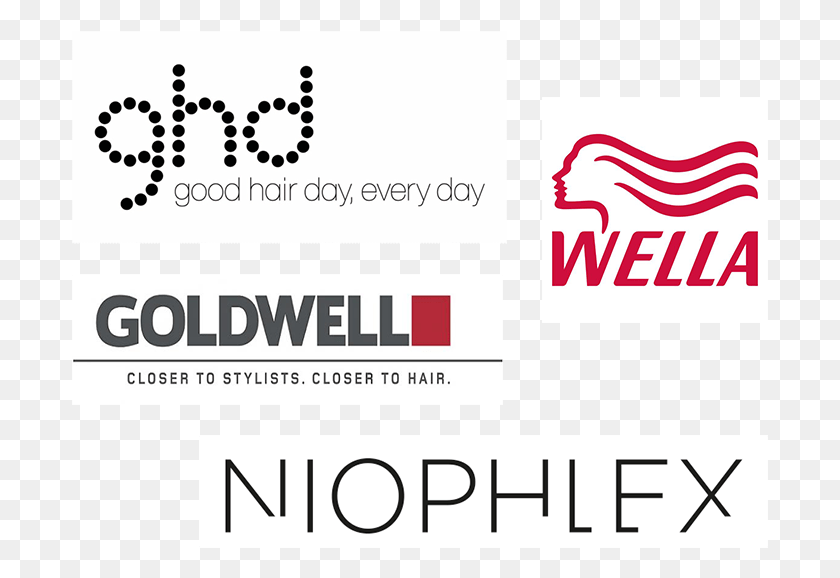 697x518 Ghd Niophlex Wella Goldwell Hair And Beauty Brands, Qr Code, Text, Logo HD PNG Download