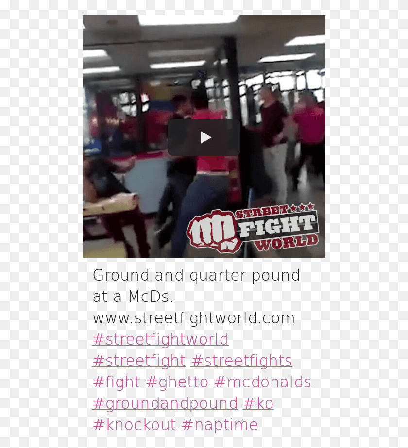 501x863 Ghetto Hood Fights And Mcdonalds Poster, Person, Human, Advertisement Descargar Hd Png