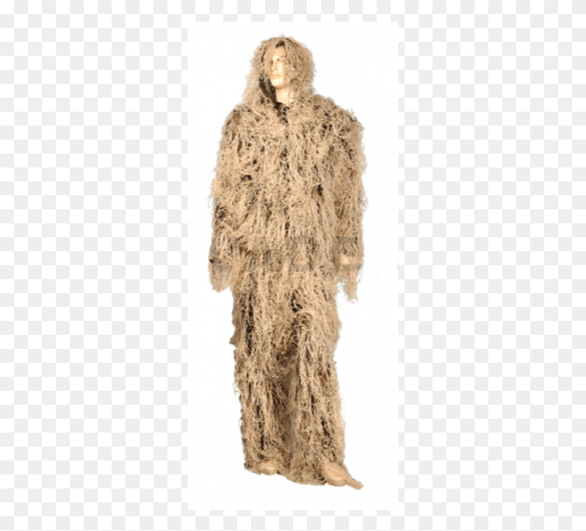 303x701 Ghillie Suit Invader Gear Fur Clothing, Apparel, Scarf, Wool HD PNG Download